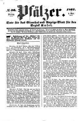 Pfälzer Freitag 3. Mai 1867