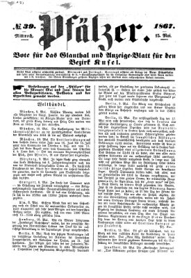 Pfälzer Mittwoch 15. Mai 1867