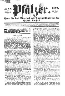 Pfälzer Mittwoch 22. Mai 1867