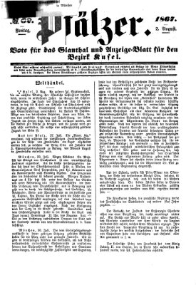 Pfälzer Freitag 2. August 1867