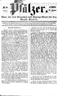 Pfälzer Freitag 24. Januar 1868