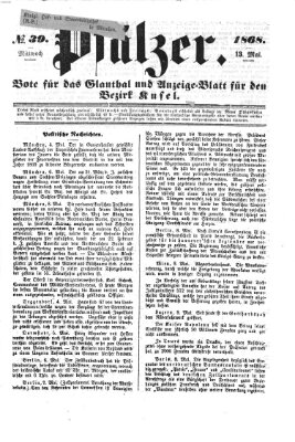 Pfälzer Mittwoch 13. Mai 1868