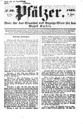 Pfälzer Freitag 5. Juni 1868