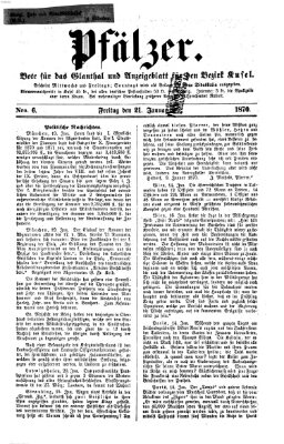 Pfälzer Freitag 21. Januar 1870