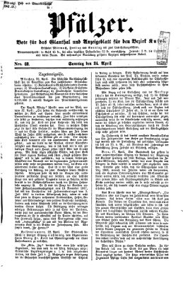 Pfälzer Sonntag 24. April 1870