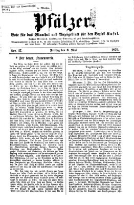 Pfälzer Freitag 6. Mai 1870