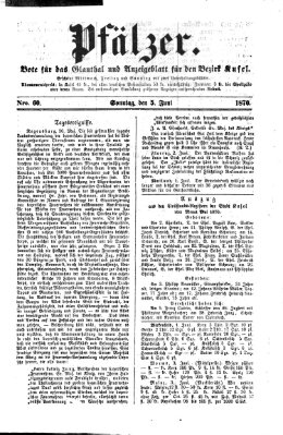 Pfälzer Sonntag 5. Juni 1870