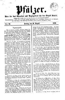 Pfälzer Freitag 19. August 1870