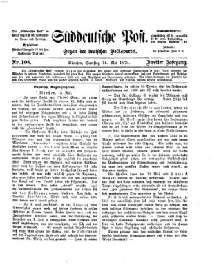 Süddeutsche Post Samstag 14. Mai 1870