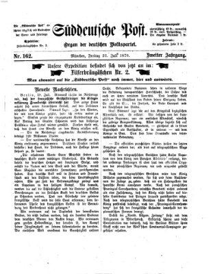 Süddeutsche Post Freitag 22. Juli 1870