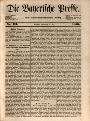 Die Bayerische Presse Dienstag 21. Mai 1850