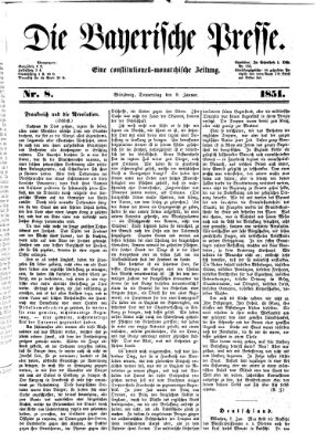 Die Bayerische Presse Donnerstag 9. Januar 1851