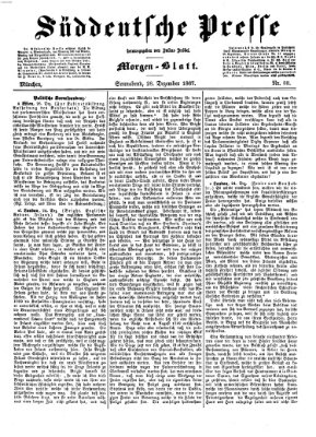 Süddeutsche Presse Samstag 28. Dezember 1867