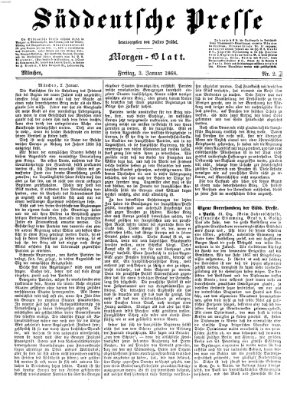 Süddeutsche Presse Freitag 3. Januar 1868