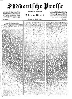 Süddeutsche Presse Montag 6. April 1868