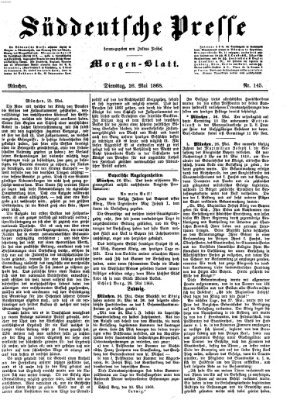 Süddeutsche Presse Dienstag 26. Mai 1868