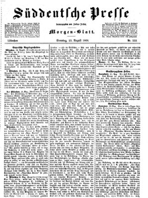 Süddeutsche Presse Sonntag 23. August 1868