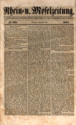 Rhein- und Mosel-Zeitung Freitag 2. Juli 1847