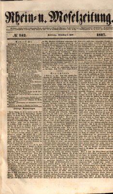 Rhein- und Mosel-Zeitung Dienstag 6. Juli 1847