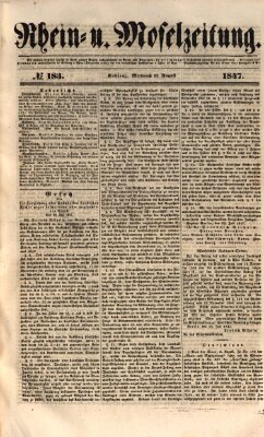 Rhein- und Mosel-Zeitung Mittwoch 11. August 1847