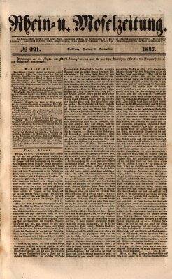 Rhein- und Mosel-Zeitung Freitag 24. September 1847