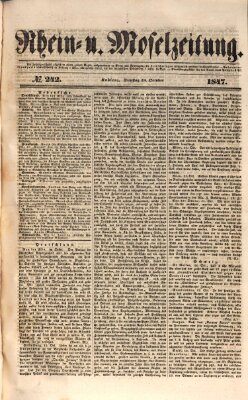 Rhein- und Mosel-Zeitung Dienstag 19. Oktober 1847