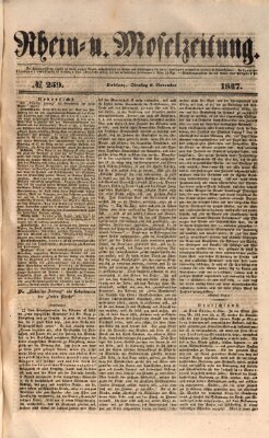 Rhein- und Mosel-Zeitung Dienstag 9. November 1847