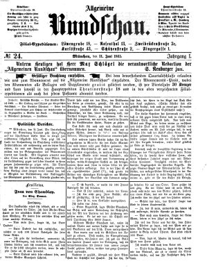 Allgemeine Rundschau Sonntag 11. Juni 1865