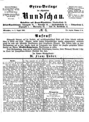 Allgemeine Rundschau Mittwoch 2. August 1865