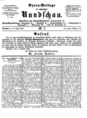 Allgemeine Rundschau Mittwoch 9. August 1865