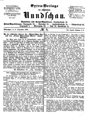 Allgemeine Rundschau Mittwoch 6. September 1865