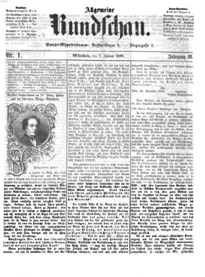 Allgemeine Rundschau Sonntag 7. Januar 1866