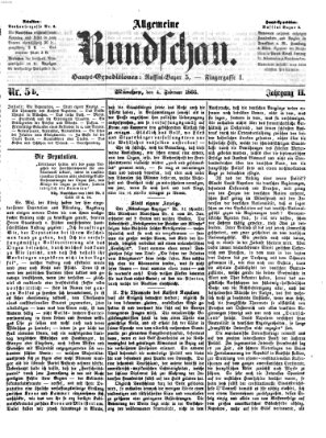 Allgemeine Rundschau Sonntag 4. Februar 1866