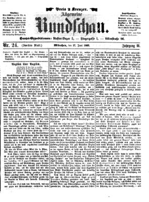 Allgemeine Rundschau Sonntag 17. Juni 1866