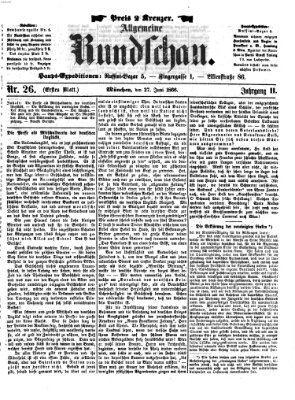 Allgemeine Rundschau Mittwoch 27. Juni 1866