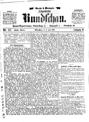 Allgemeine Rundschau Mittwoch 4. Juli 1866