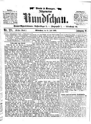 Allgemeine Rundschau Mittwoch 11. Juli 1866