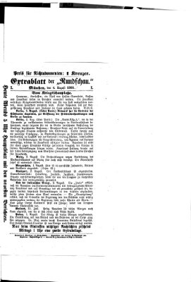 Allgemeine Rundschau Samstag 4. August 1866