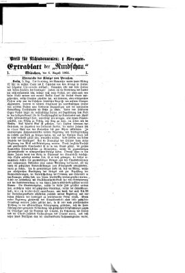 Allgemeine Rundschau Montag 6. August 1866