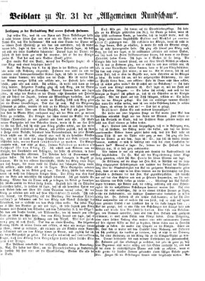 Allgemeine Rundschau Donnerstag 2. August 1866