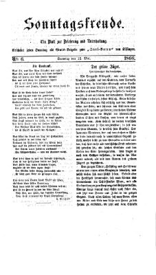 Saal-Bote Samstag 12. Mai 1866