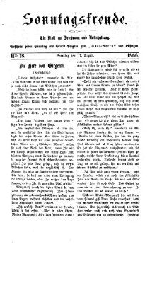 Saal-Bote Samstag 11. August 1866