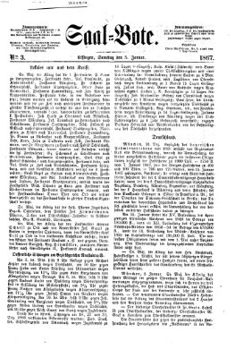 Saal-Bote Samstag 5. Januar 1867