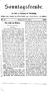 Saal-Bote Samstag 26. Januar 1867