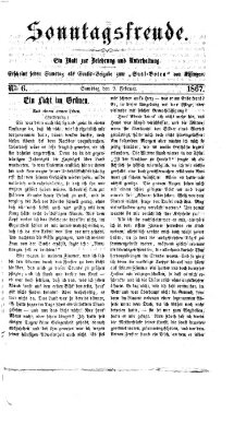 Saal-Bote Samstag 9. Februar 1867