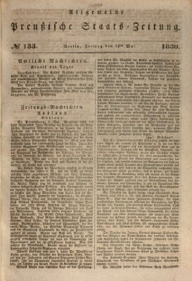 Allgemeine preußische Staats-Zeitung Freitag 14. Mai 1830