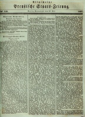 Allgemeine preußische Staats-Zeitung Samstag 6. Mai 1837