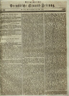 Allgemeine preußische Staats-Zeitung Samstag 13. Mai 1837