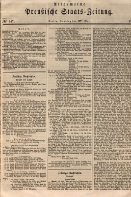 Allgemeine preußische Staats-Zeitung Sonntag 29. Mai 1842