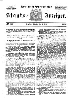 Königlich Preußischer Staats-Anzeiger (Allgemeine preußische Staats-Zeitung) Dienstag 9. Mai 1854